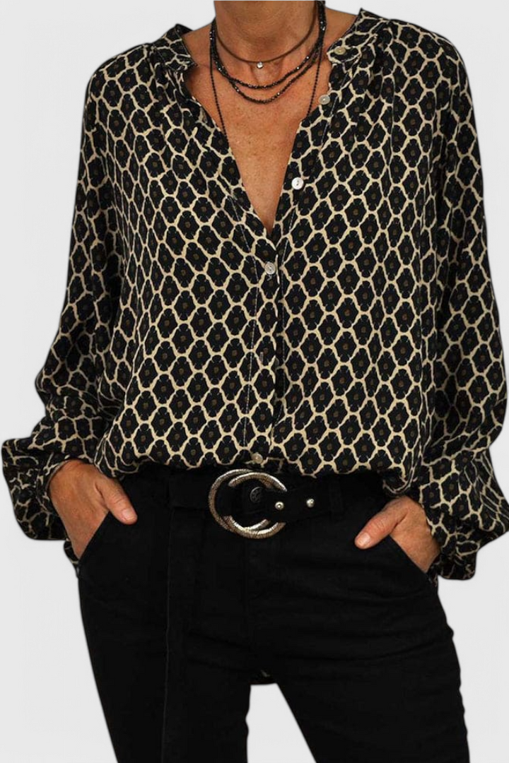 Jemima | Blusa geométrica