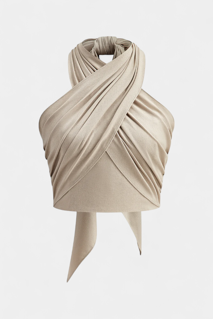 Lena | Top halter cruzado
