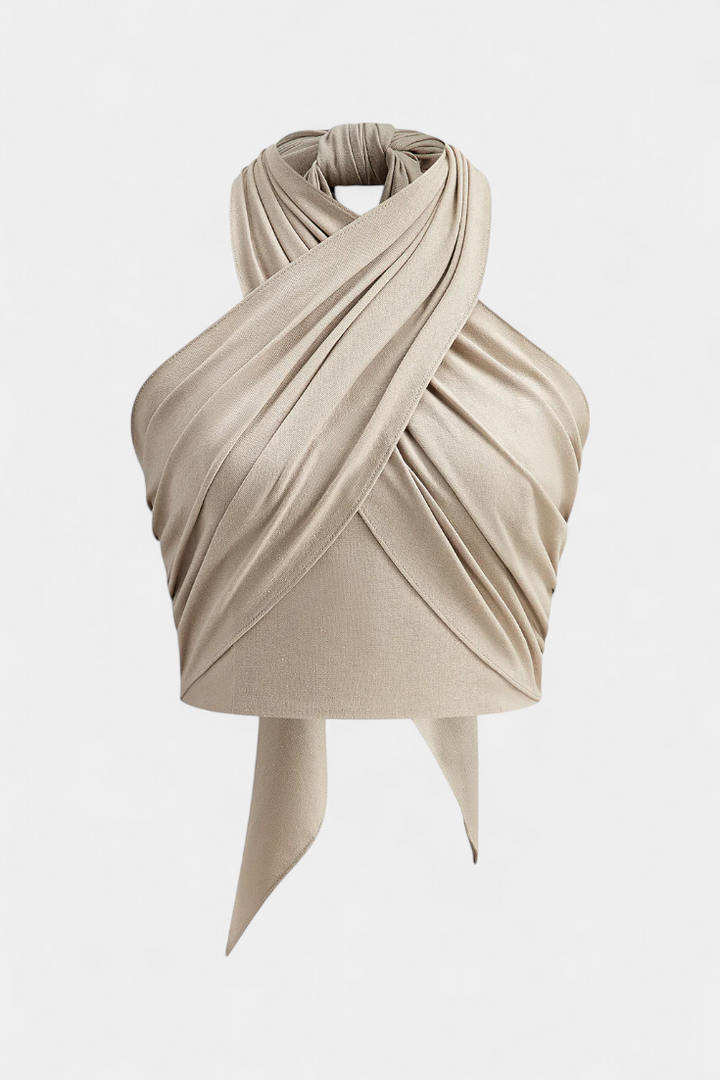 Lena | Top halter cruzado
