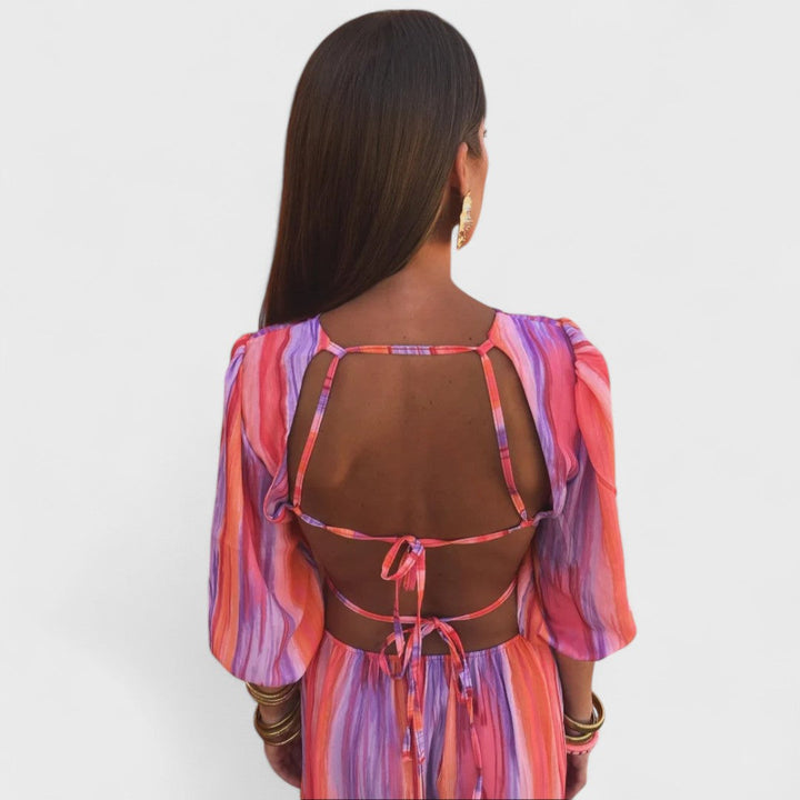 Paloma ™️ - Elegante vestido con cortes