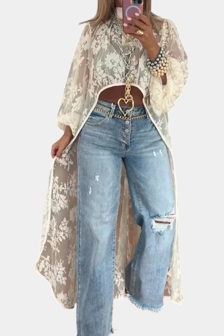 Nyxelle | Top Encaje Maxi