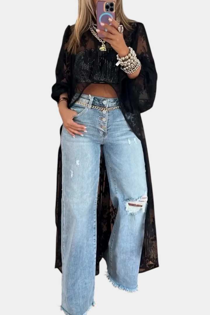 Nyxelle | Top Encaje Maxi