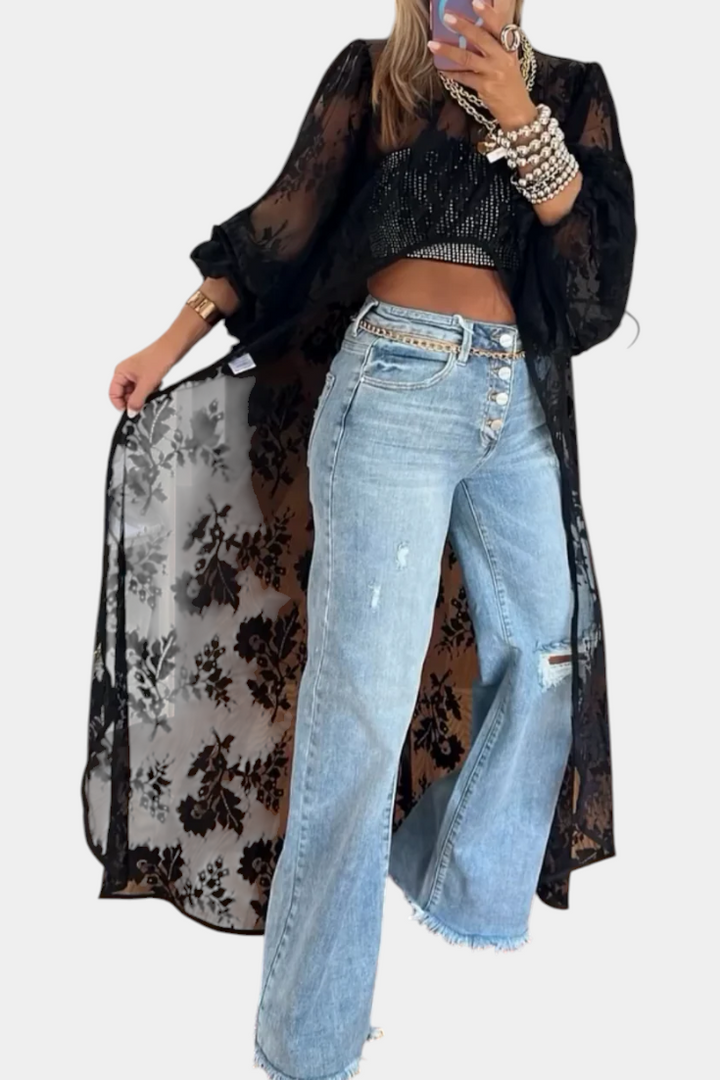 Nyxelle | Top Encaje Maxi