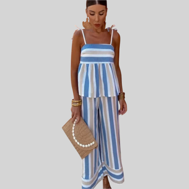Hanne – Conjunto de Verano con Pantalones Estampados