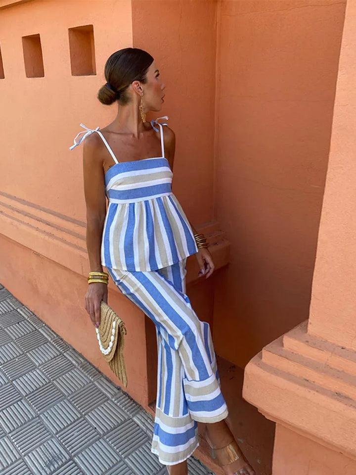 Hanne – Conjunto de Verano con Pantalones Estampados