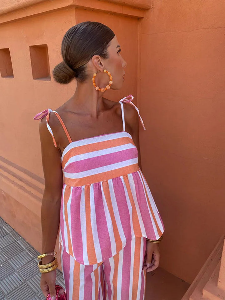 Hanne – Conjunto de Verano con Pantalones Estampados
