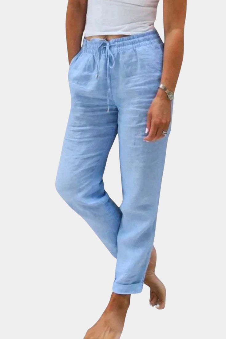 Violeta | Pantalones lino