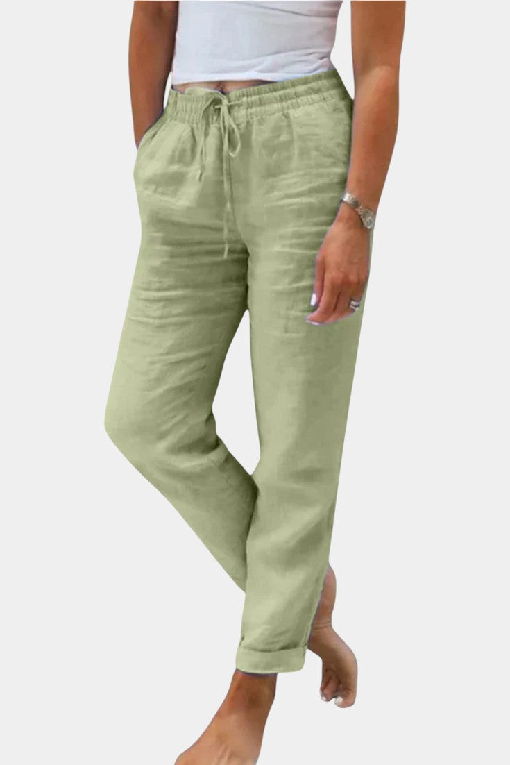 Violeta | Pantalones lino