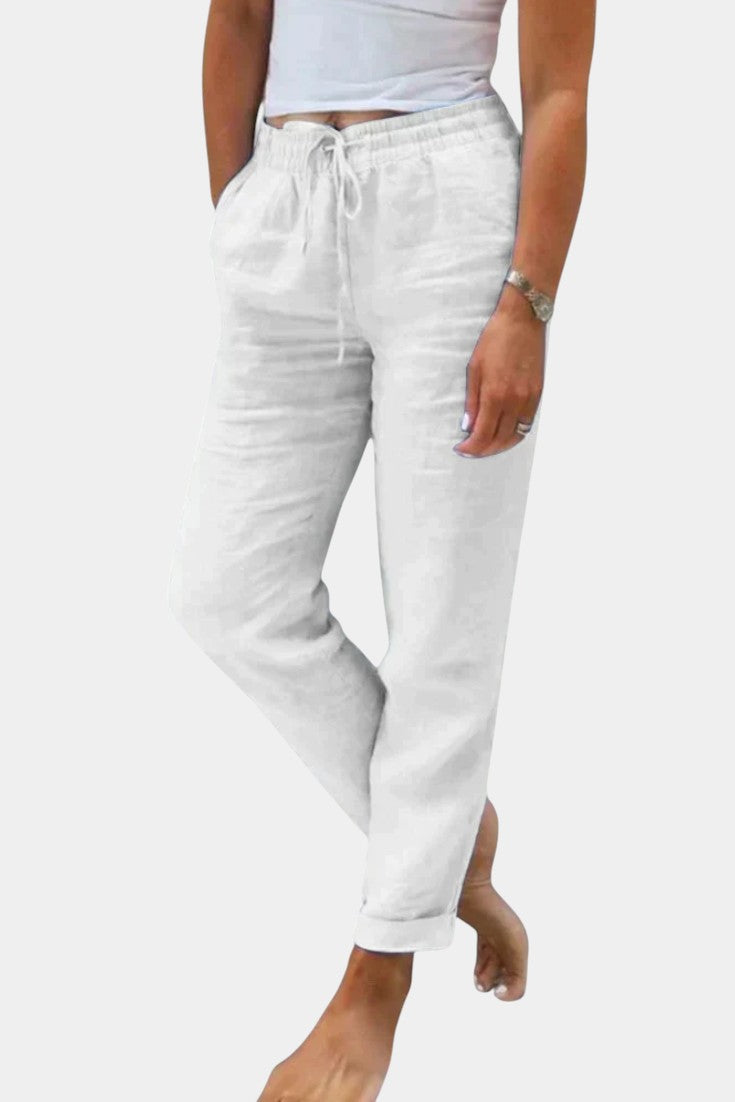 Violeta | Pantalones lino