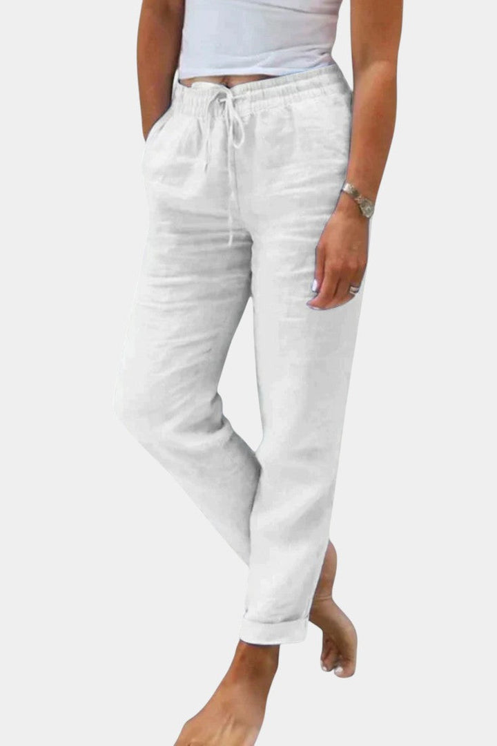 Violeta | Pantalones lino