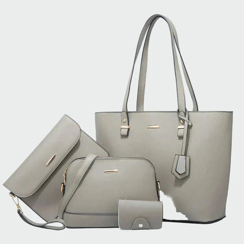 Κομψή δερμάτινη τσάντα ώμου