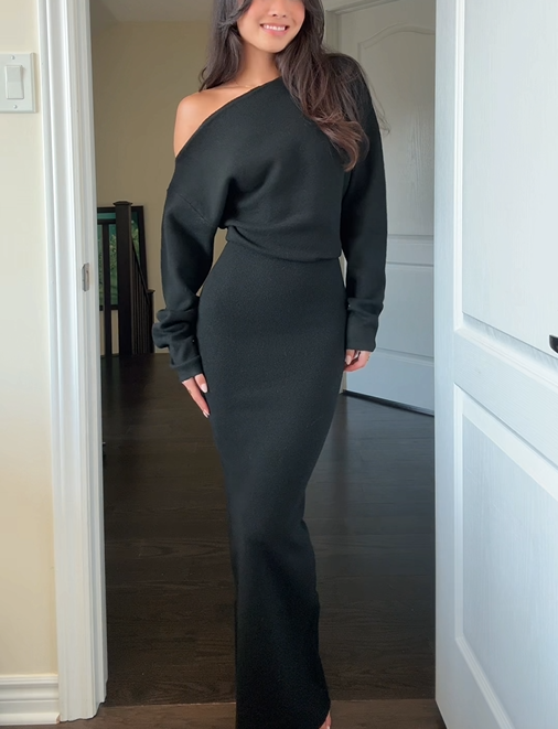 Alicia | Vestido Asimétrico de Un Hombro