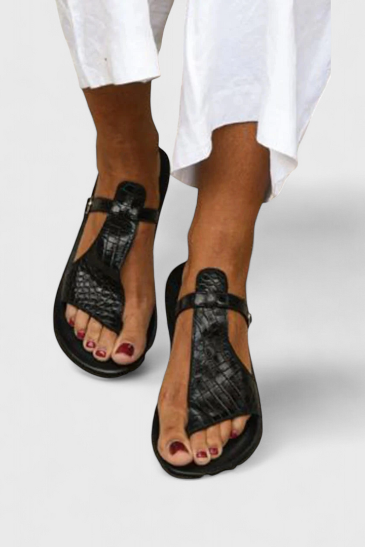 Tavia | Sandalias Negras
