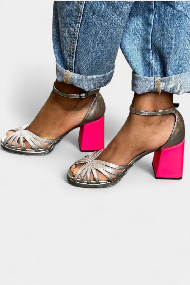 Solea | Sandalia Tira Oro