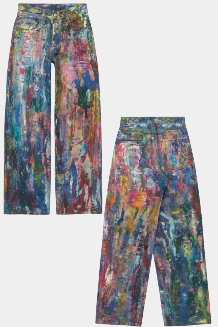 Rana | Jeans anchos arte