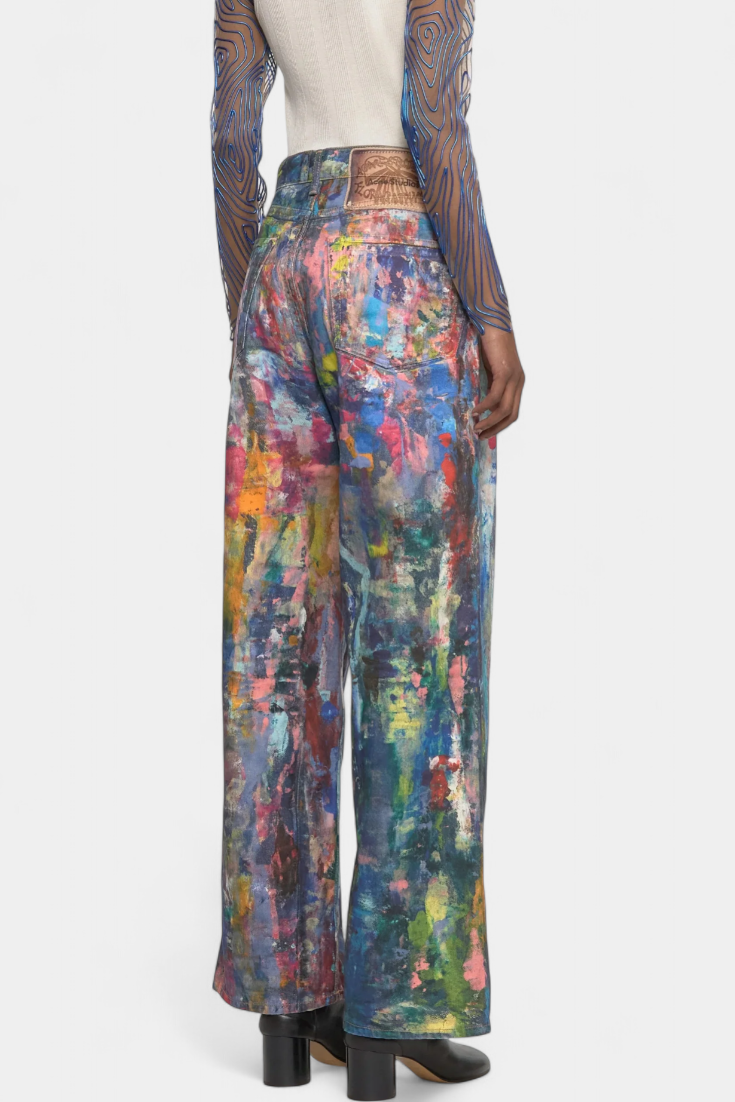 Rana | Jeans anchos arte