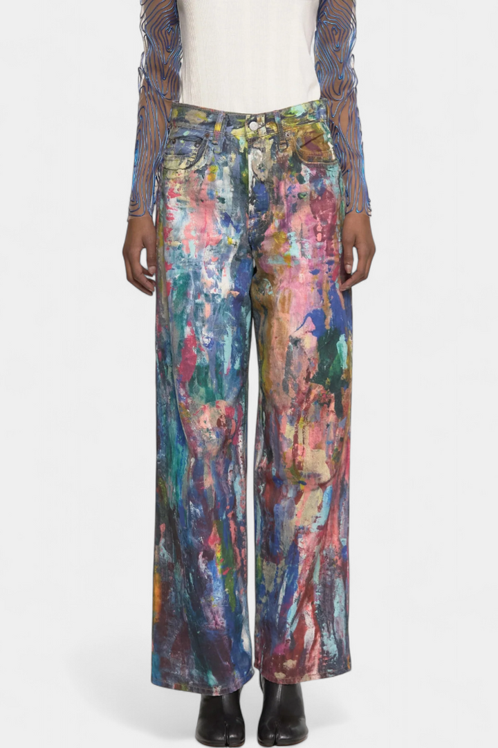 Rana | Jeans anchos arte