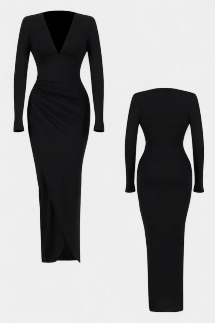 Freda | Vestido V plisado