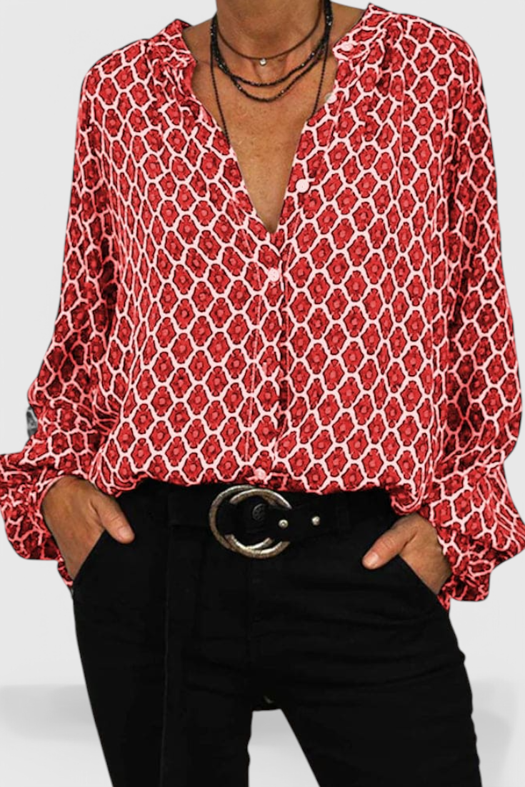 Jemima | Blusa geométrica