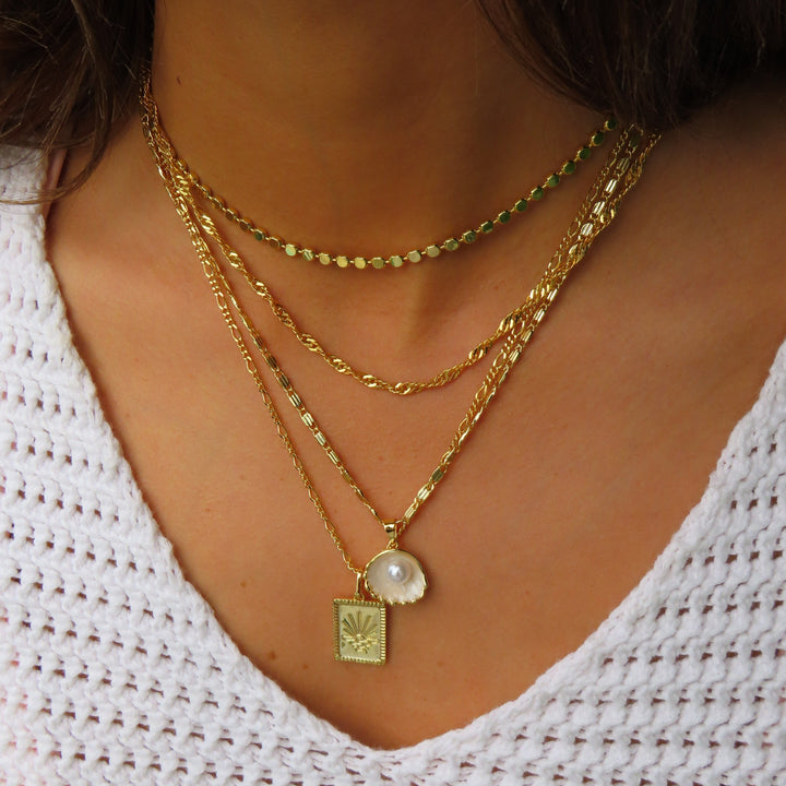 Κολιέ με Σχέδιο Ήλιου