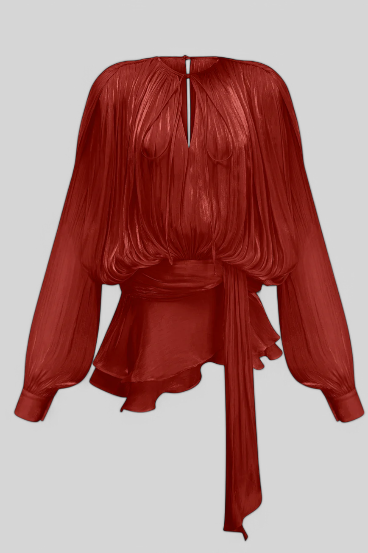 Aurore Vestido Mini | Volantes y Pliegues Completos