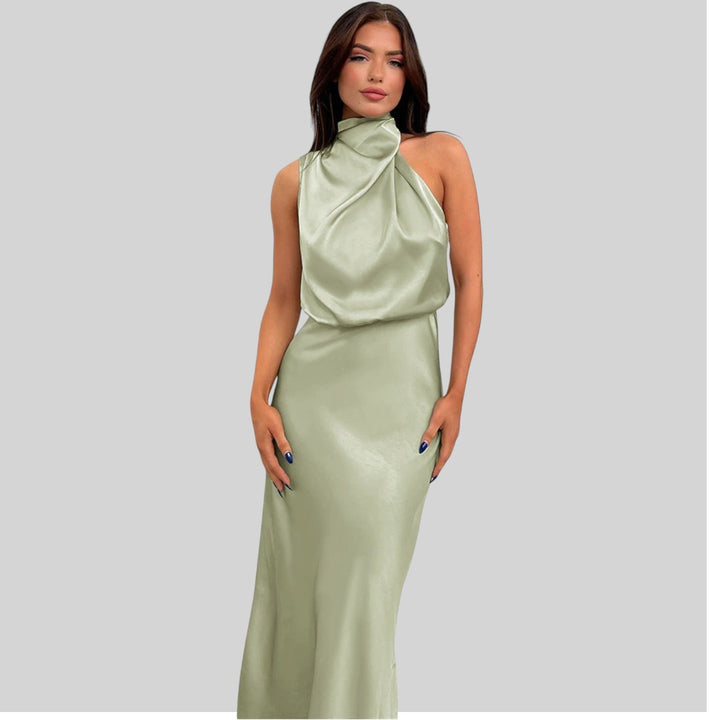Berta | Vestido Satinado de Glamour