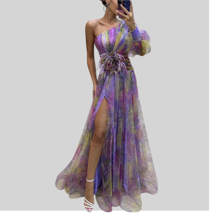 Andrea | Vestido Elegante con Abertura