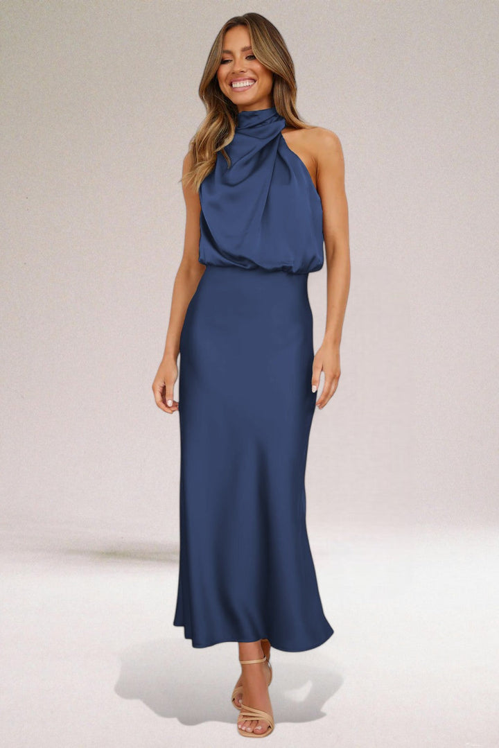 Berta | Vestido Satinado de Glamour
