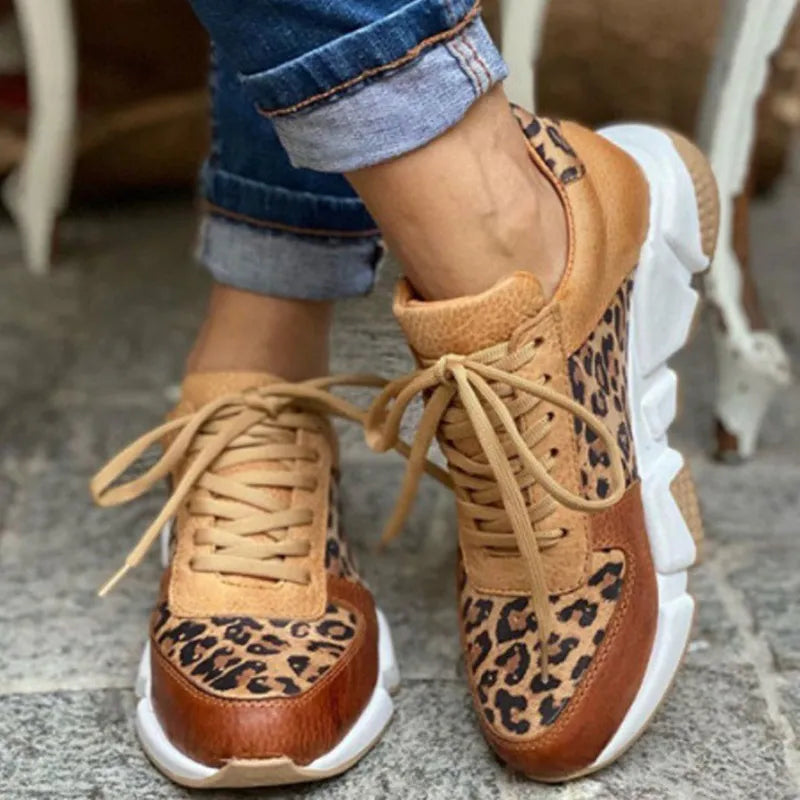 Nolira | Άνετα Sneakers Λεοπάρδαλης