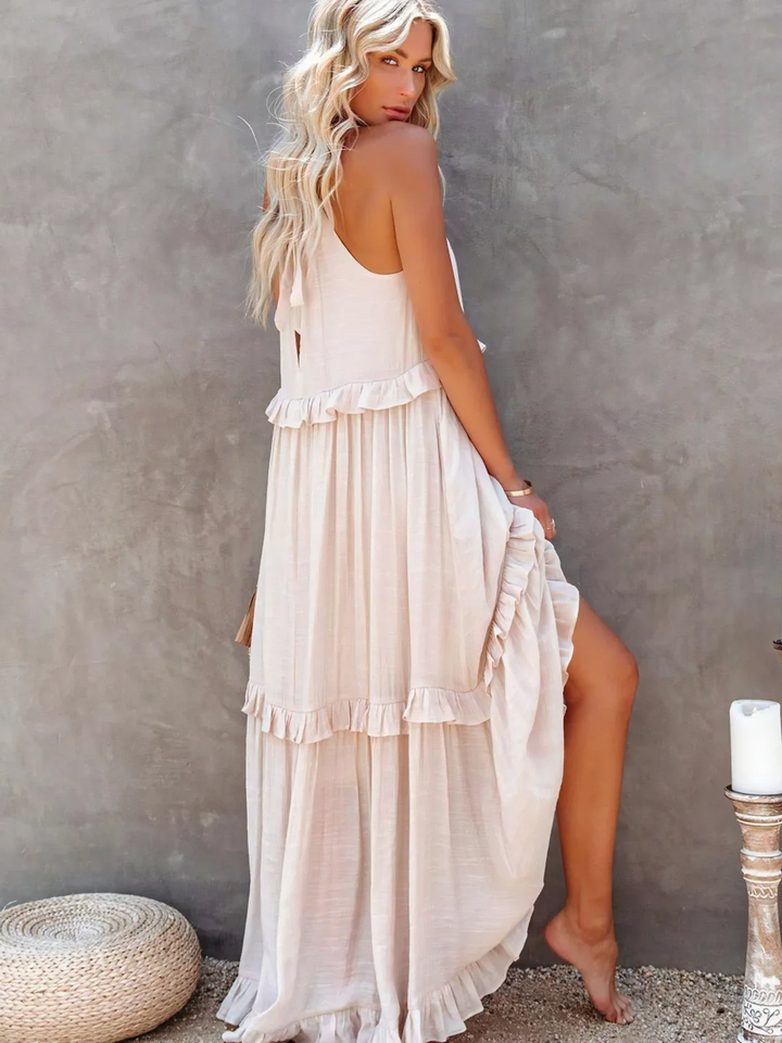 Mareike – Maxi vestido con volantes