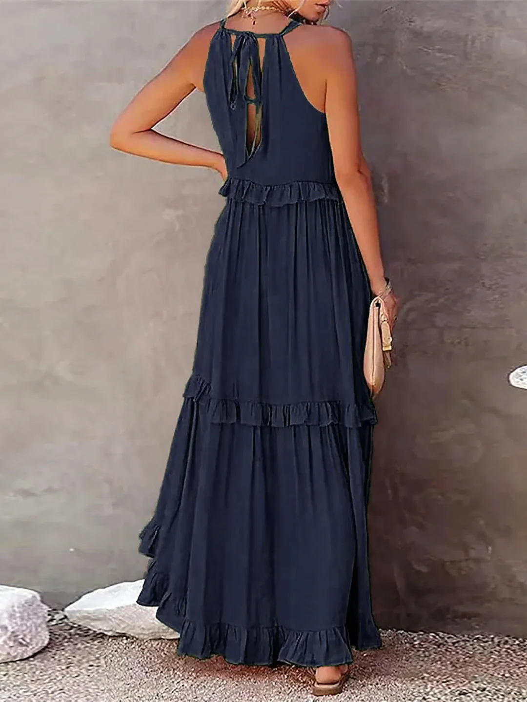 Mareike – Maxi vestido con volantes