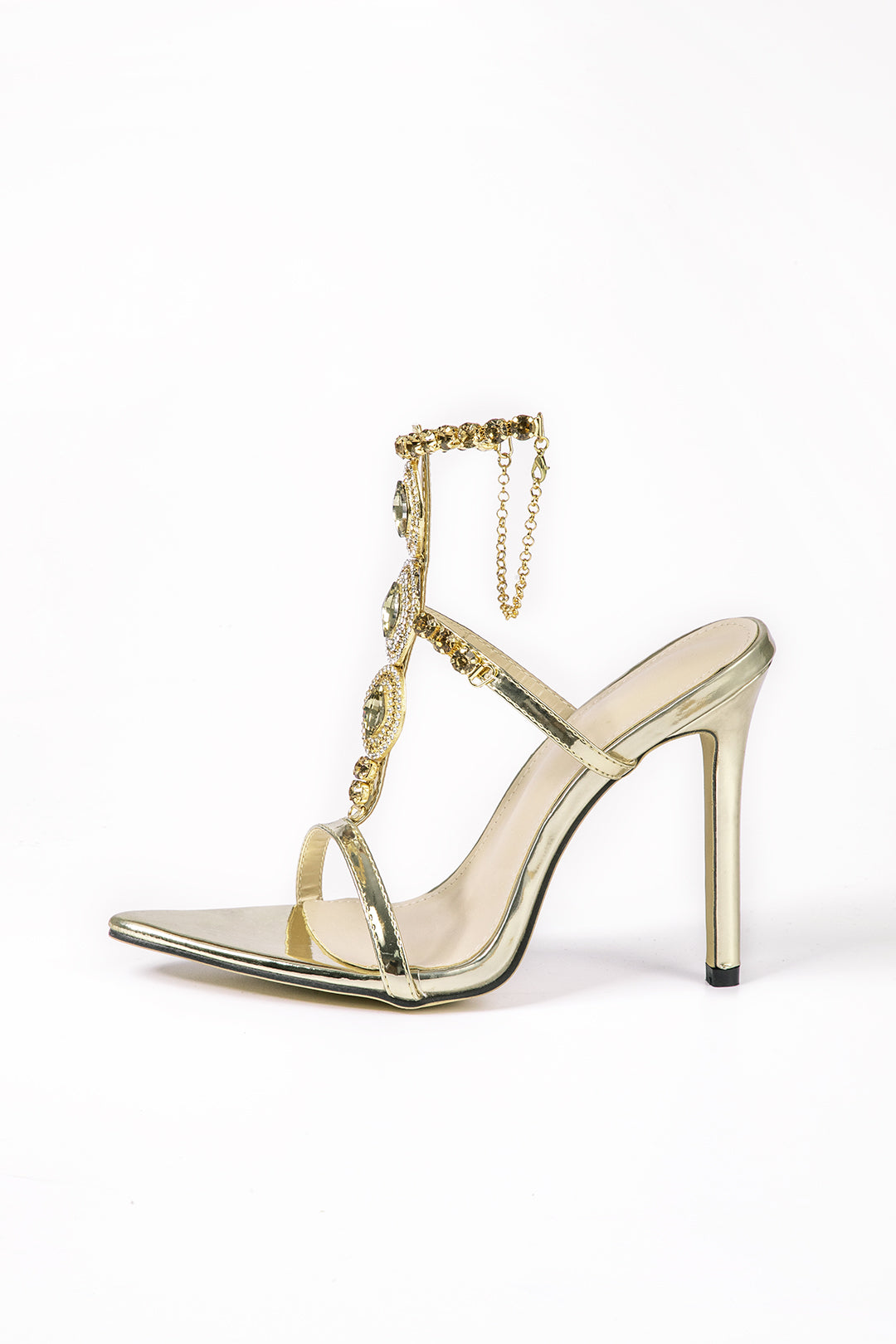 AK | Tacones punta strass