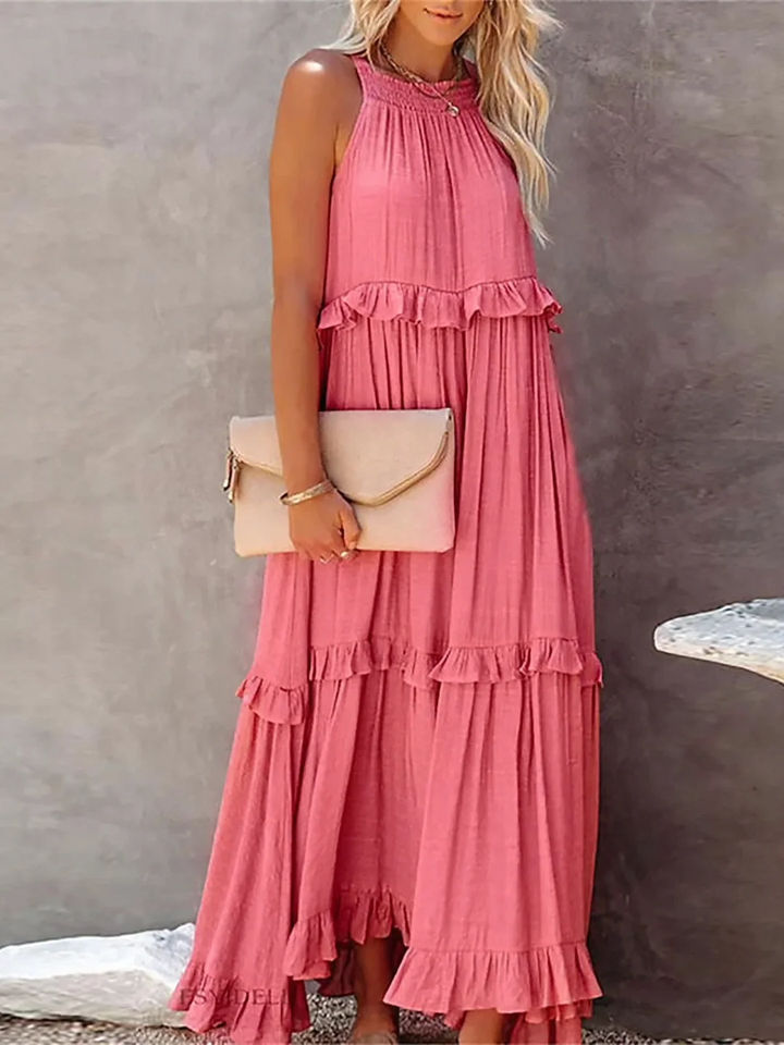 Mareike – Maxi vestido con volantes