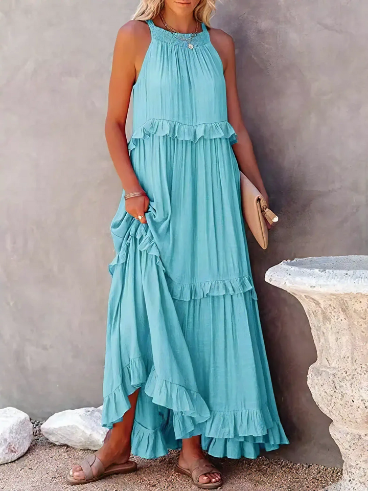 Mareike – Maxi vestido con volantes