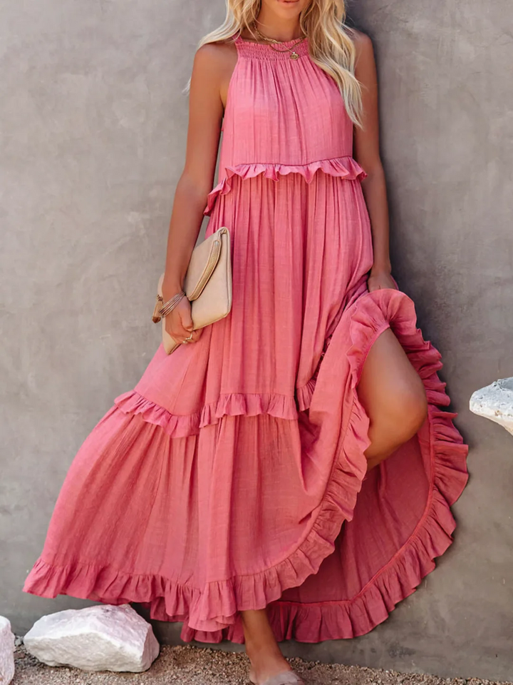 Mareike – Maxi vestido con volantes
