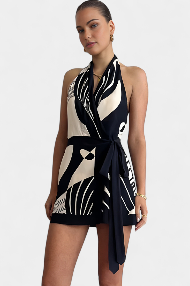 Fae | Vestido Mini Halter