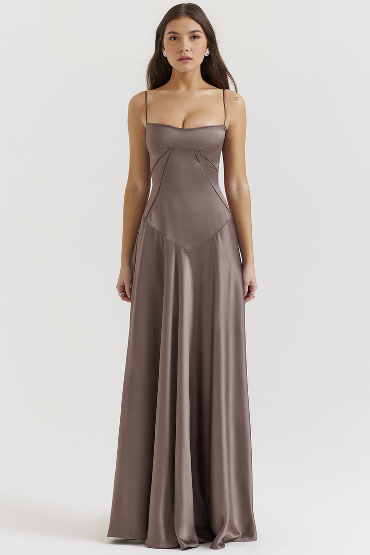 Noelle | Vestido de Noche con Corsé Elegante