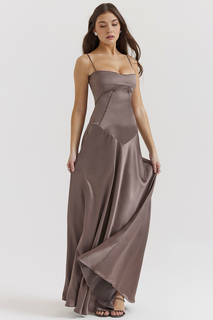 Noelle | Vestido de Noche con Corsé Elegante