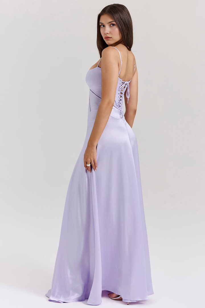Noelle | Vestido de Noche con Corsé Elegante