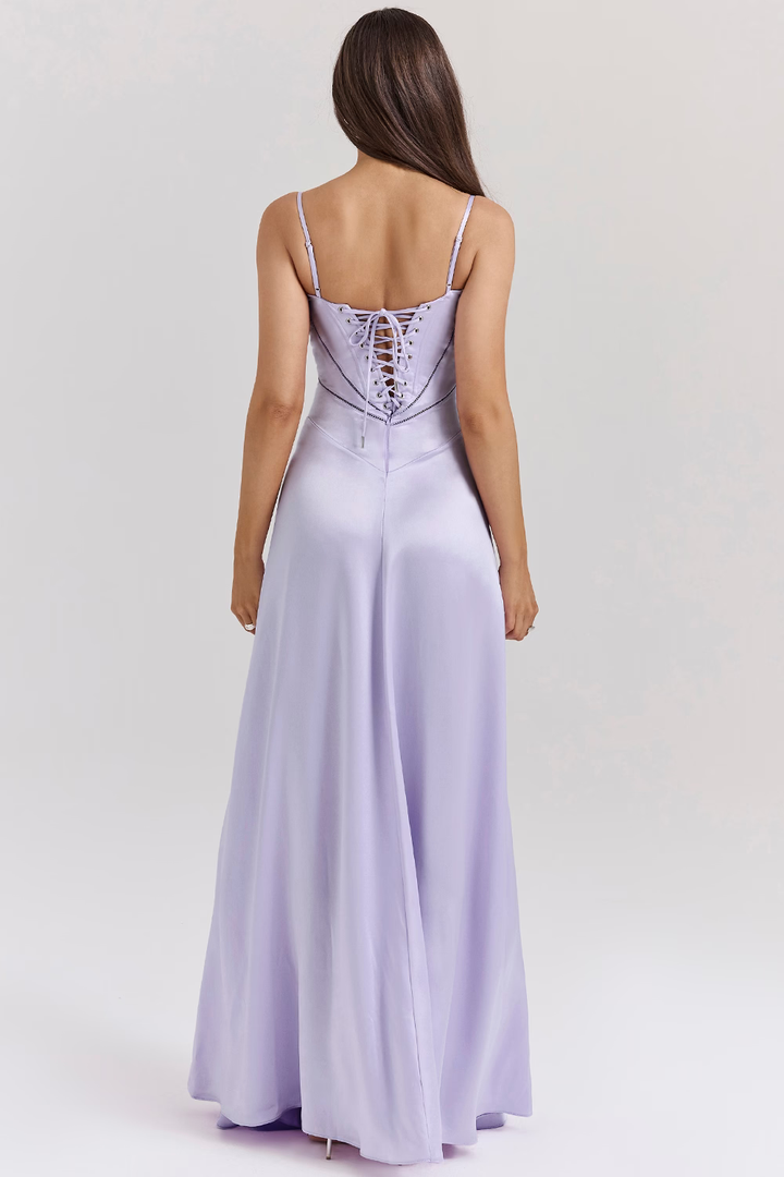 Noelle | Vestido de Noche con Corsé Elegante