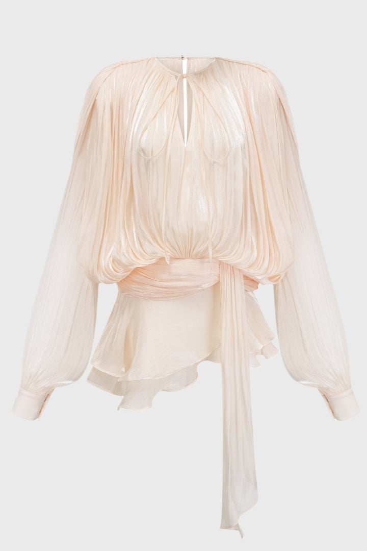 Aurore Vestido Mini | Volantes y Pliegues Completos