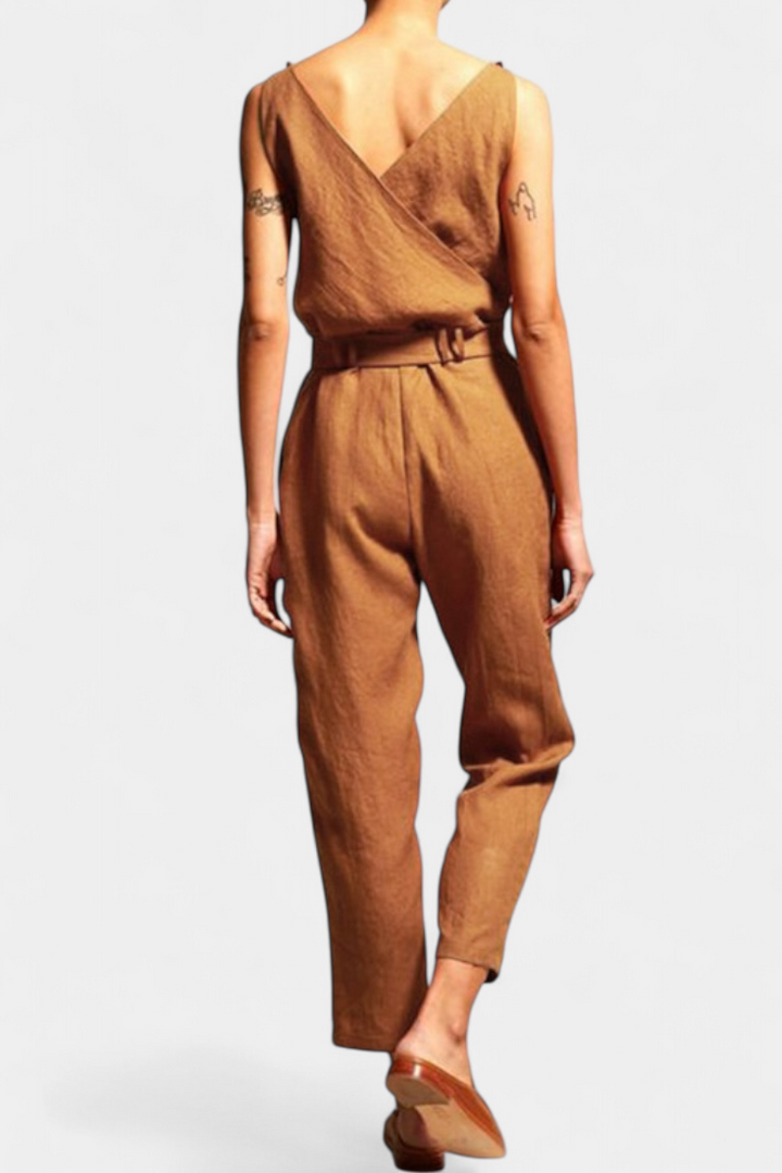 Μάγκι | Ολόσωμη Φόρμα με V-Neck από Βαμβάκι