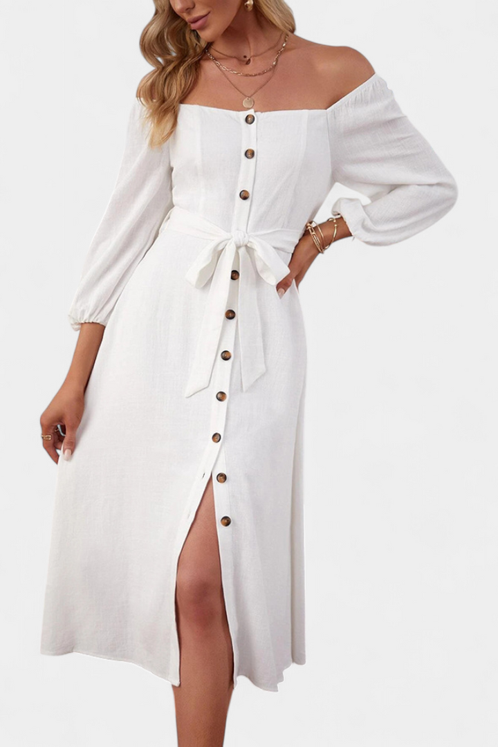 Leonor | Vestido Bardot