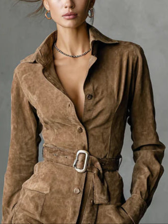 Carol | Φόρεμα πουκαμίσα με ζώνη