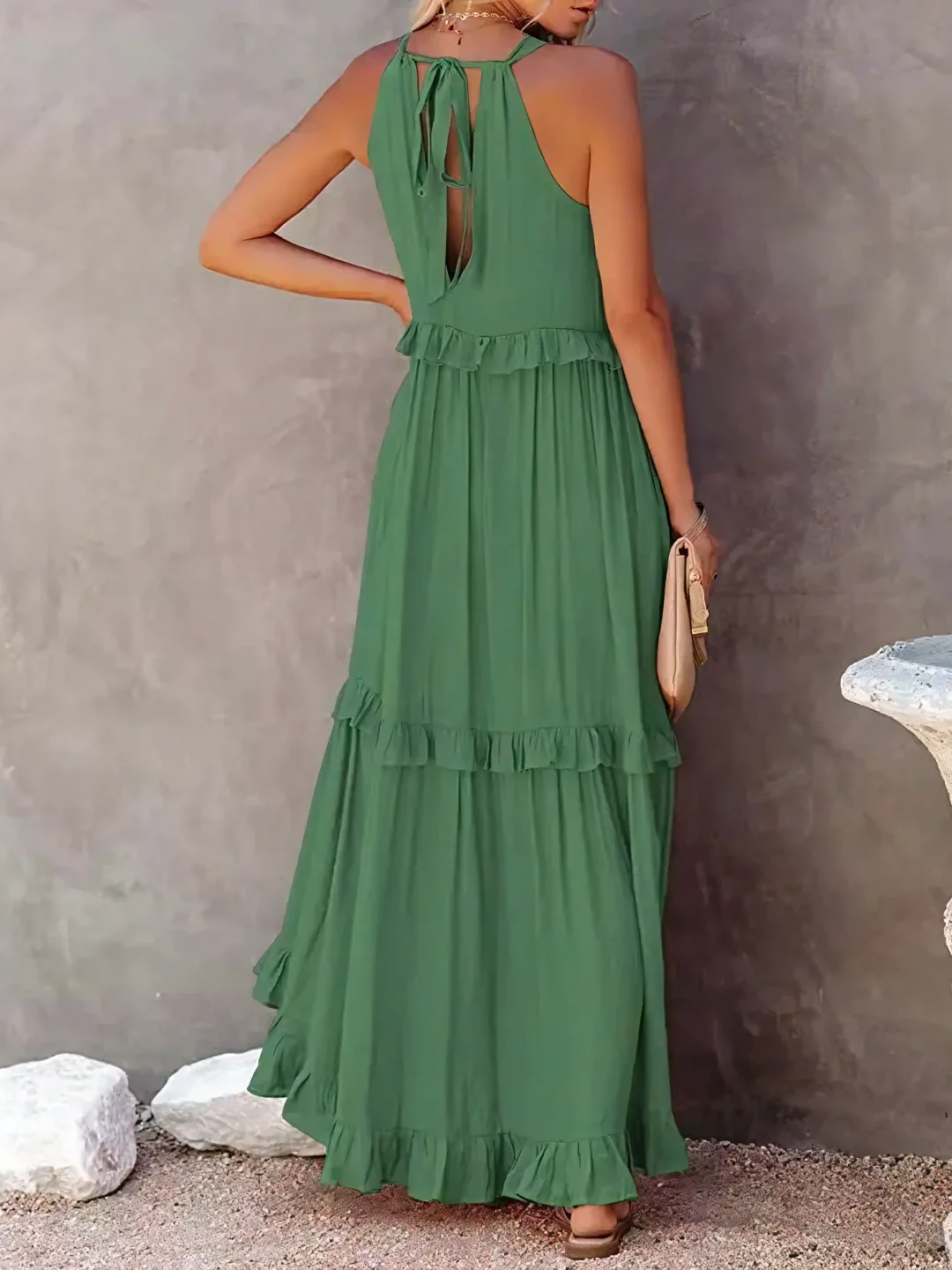 Mareike – Maxi vestido con volantes