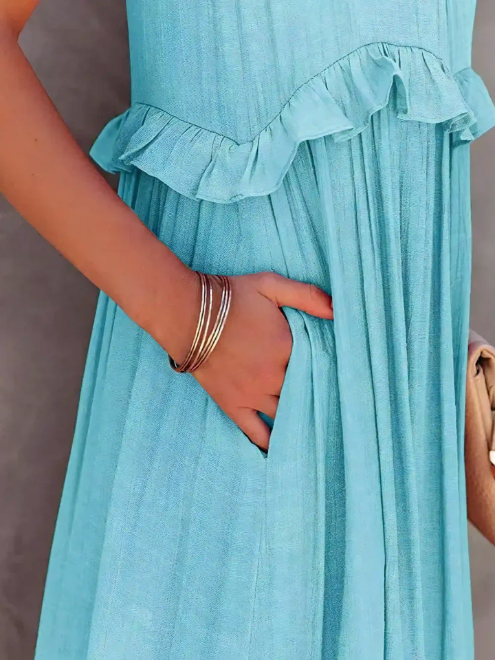 Mareike – Maxi vestido con volantes