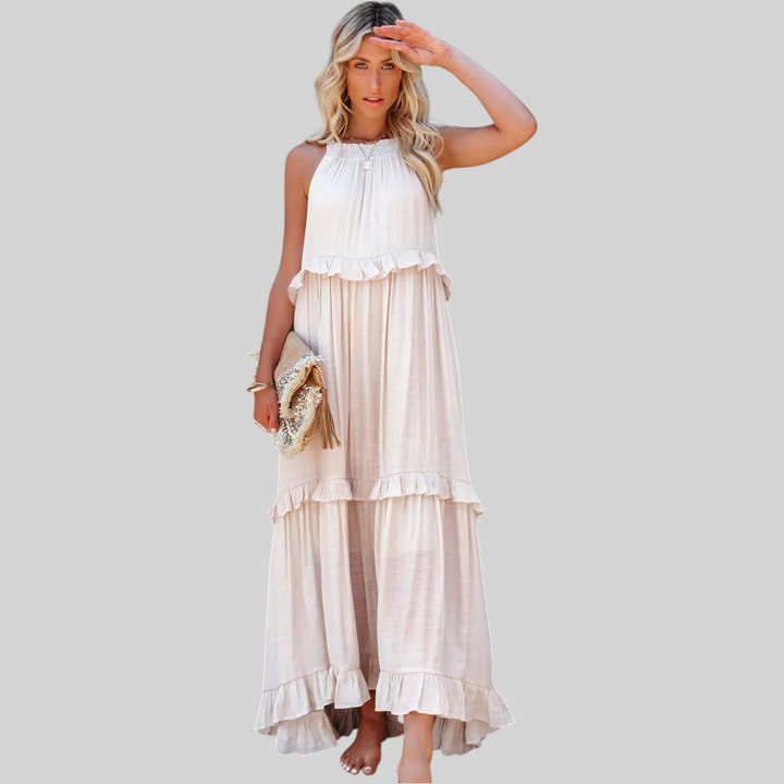 Mareike – Maxi vestido con volantes
