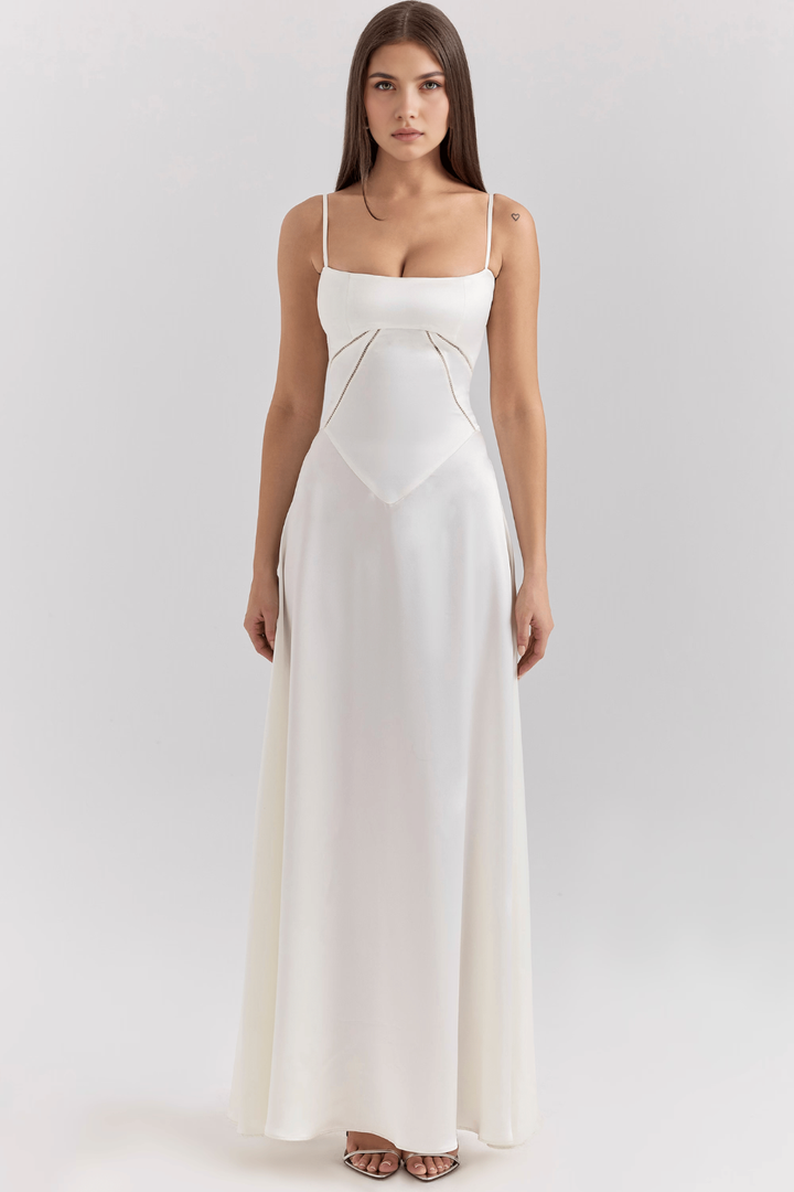 Noelle | Vestido de Noche con Corsé Elegante