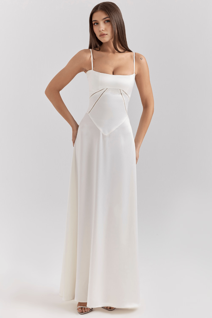 Noelle | Vestido de Noche con Corsé Elegante