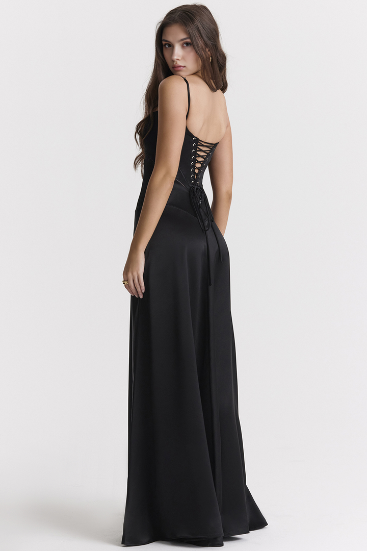 Noelle | Vestido de Noche con Corsé Elegante